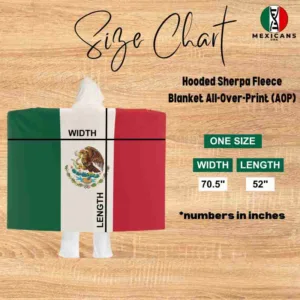 mexico-flag -hoodie-blanket-wearable-unisex